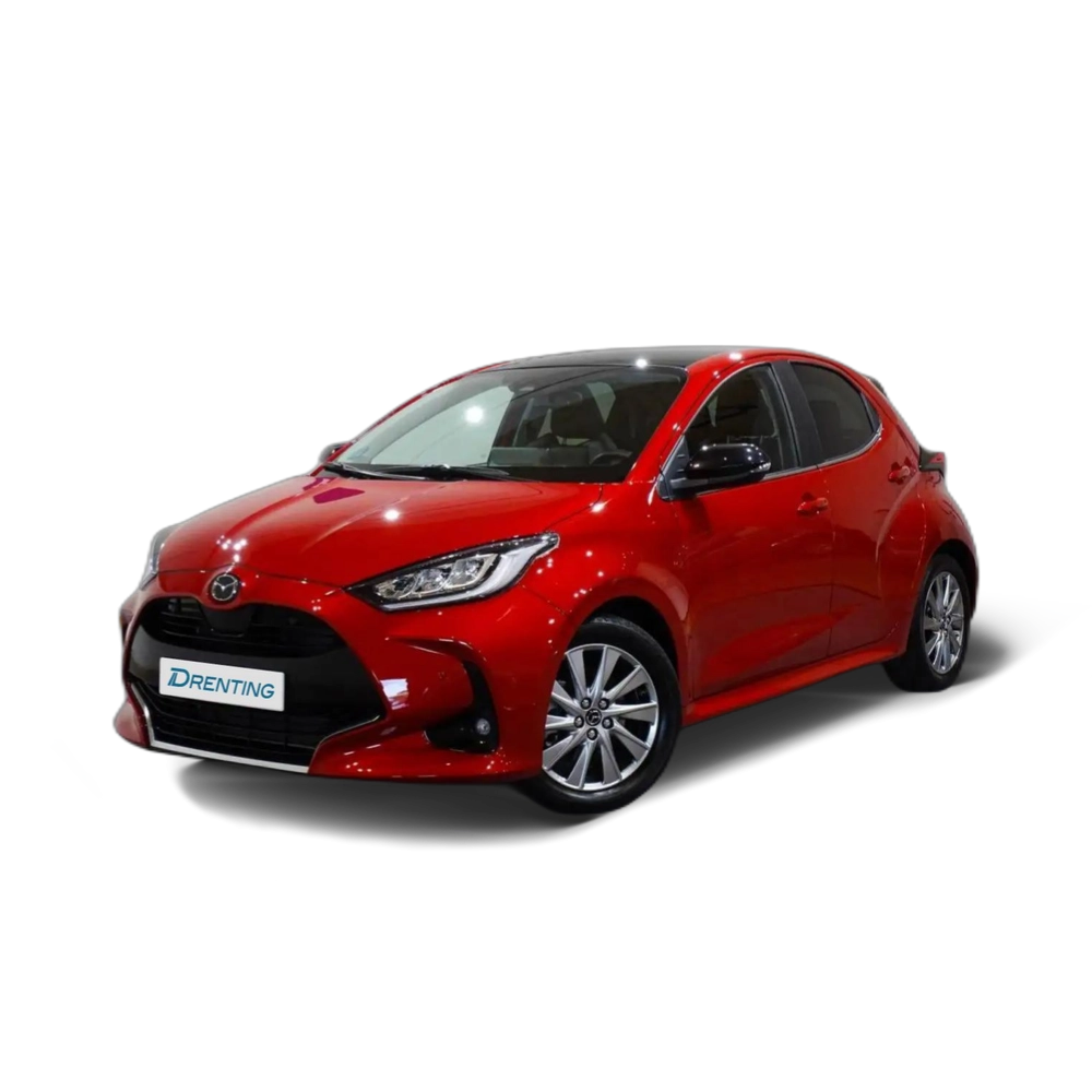 Renting Mazda 2 Hybrid 1.5 85 kW (116 CV) CVT Select Rojo