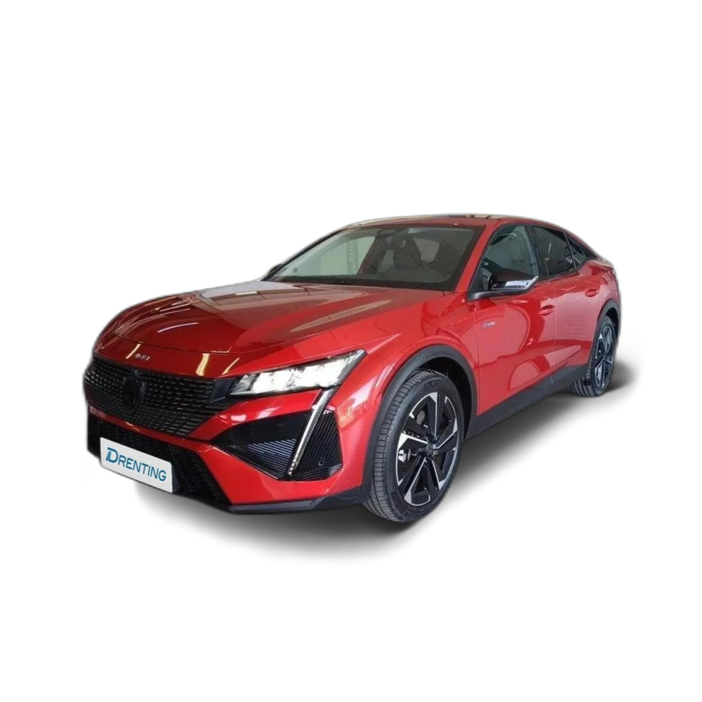 Renting Peugeot 408 PHEV 180 e-EAT8 Allure Pack Rojo