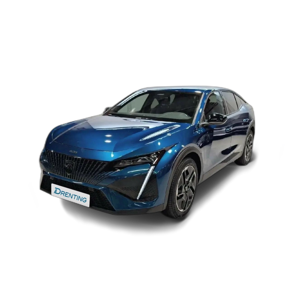 Renting Peugeot 408 PHEV 225 e-EAT8 GT Azul 1