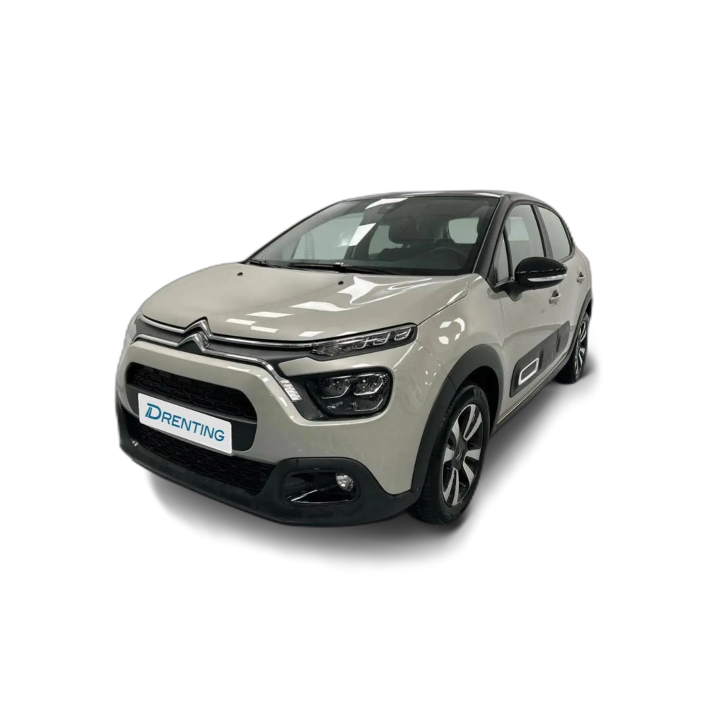 Renting Citroen C3 PureTech 60KW (83CV) Max Beige 1