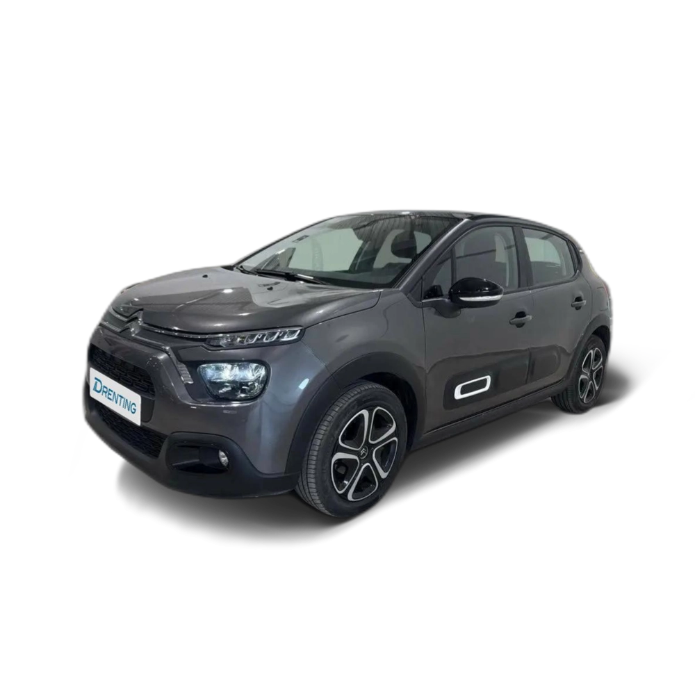 Renting Citroen C3 PureTech 60KW (83CV) Plus Gris 1