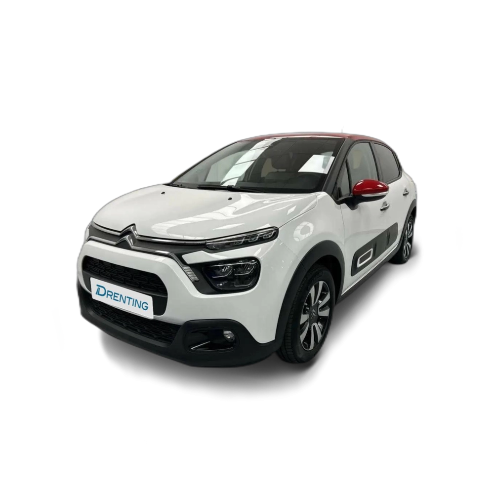 Renting Citroen C3 PureTech 60KW (83CV) Shine Blanco