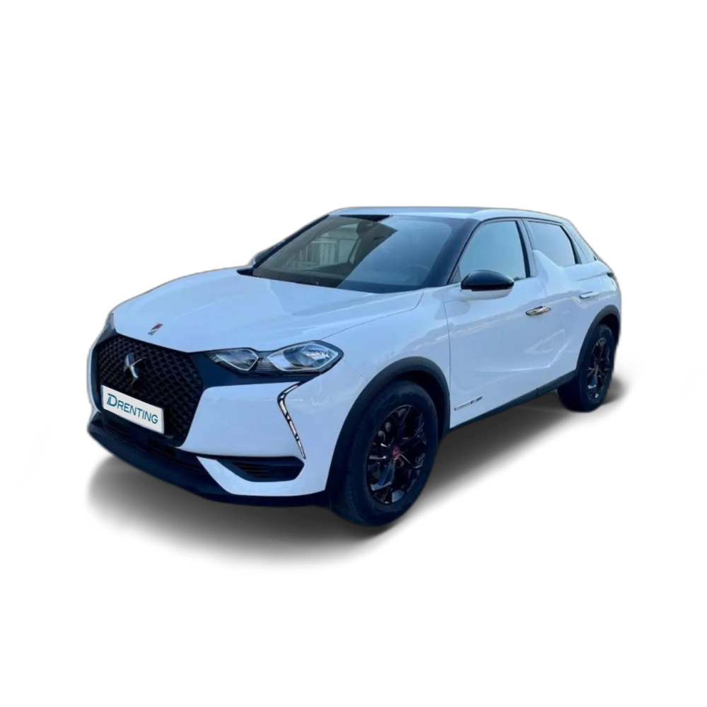 Renting DS Automobiles DS 3 Crossback Puretech Performance Line 100 Blanco