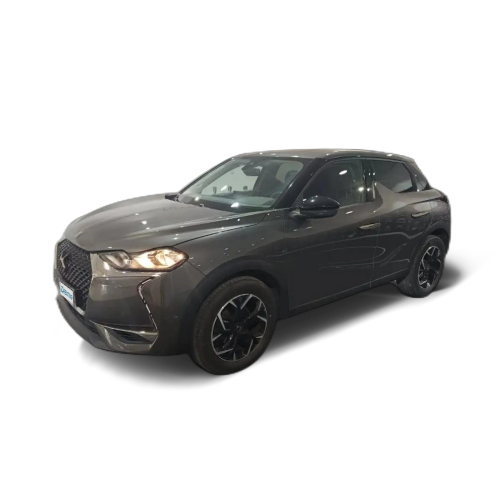 Renting DS Automobiles DS 3 Crossback Puretech So Chic 100 Gris