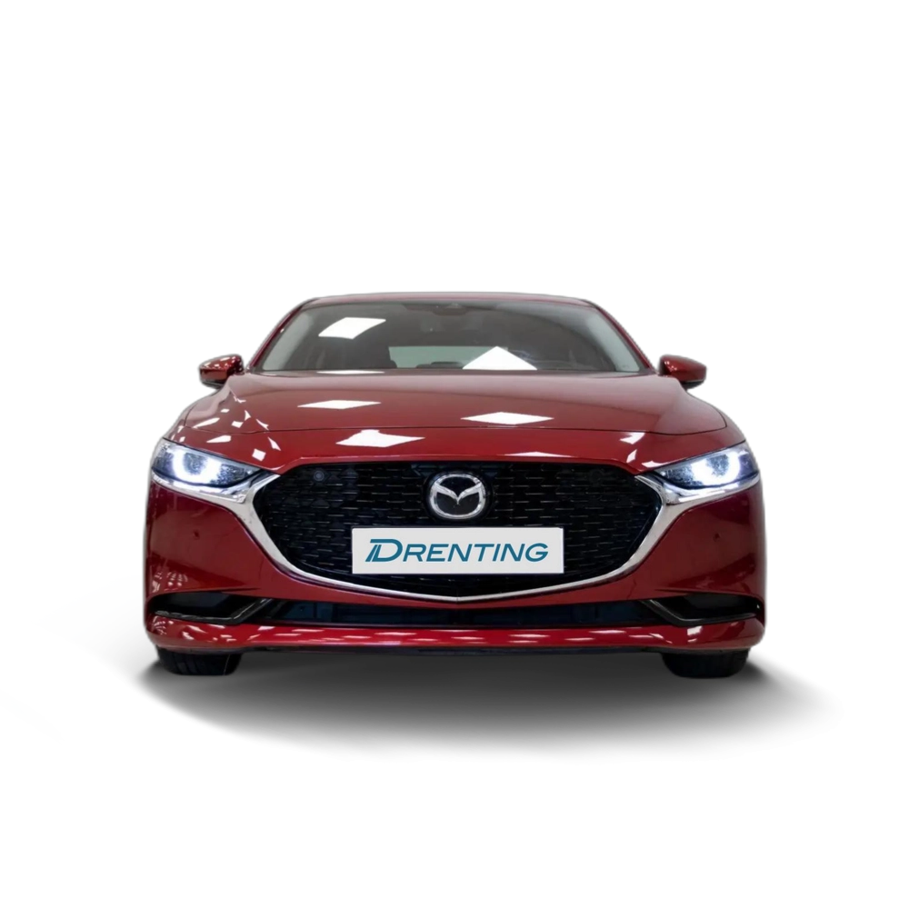 Renting Mazda 3 Sedán 2.0 e-Skyactiv-G Zenith 90kW Rojo