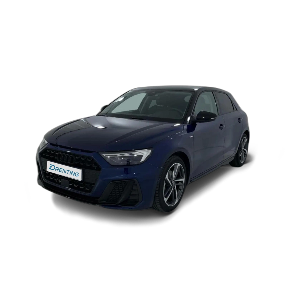 Renting Audi A1 Sportback 30 TFSI Adrenalin Black edition Azul