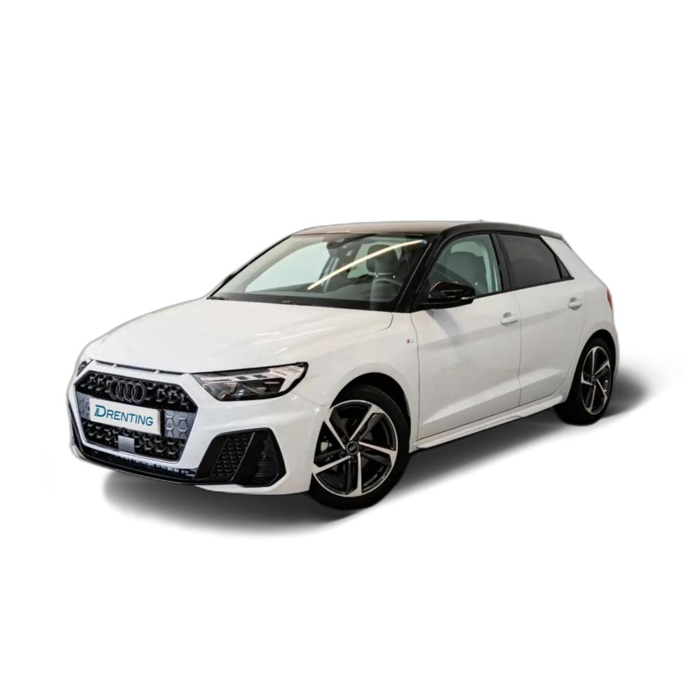 Renting Audi A1 Sportback 30 TFSI Adrenalin Black Edition S tronic Blanco 1