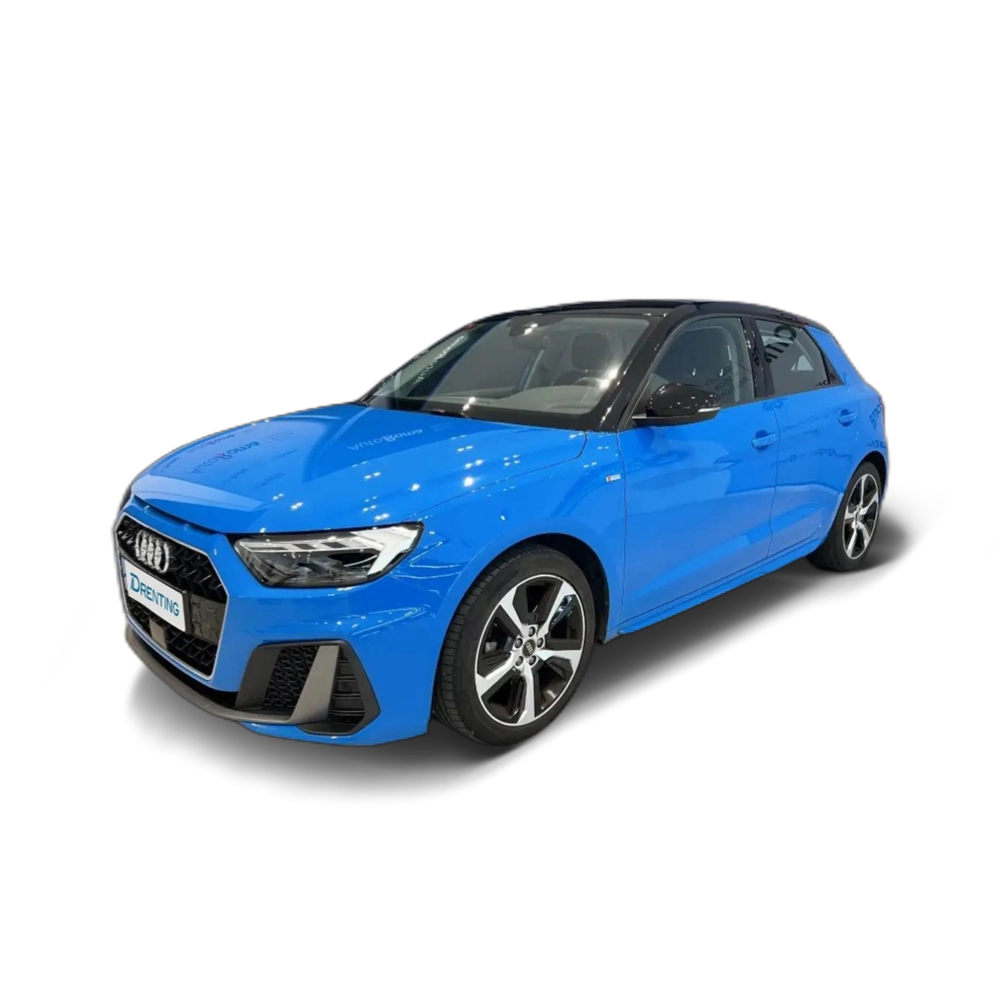 Renting Audi A1 Sportback 30 TFSI S line Azul