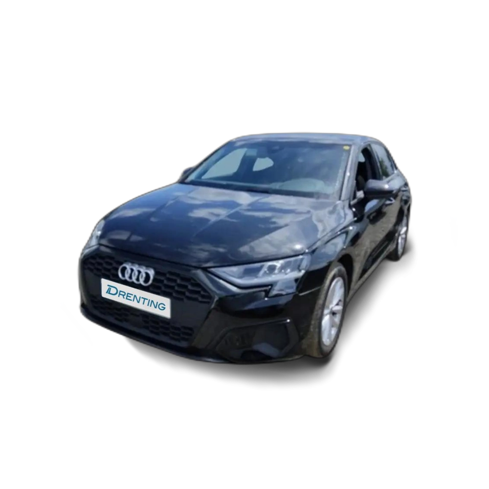Renting Audi A3 Sportback 30 TFSI S tronic Negro