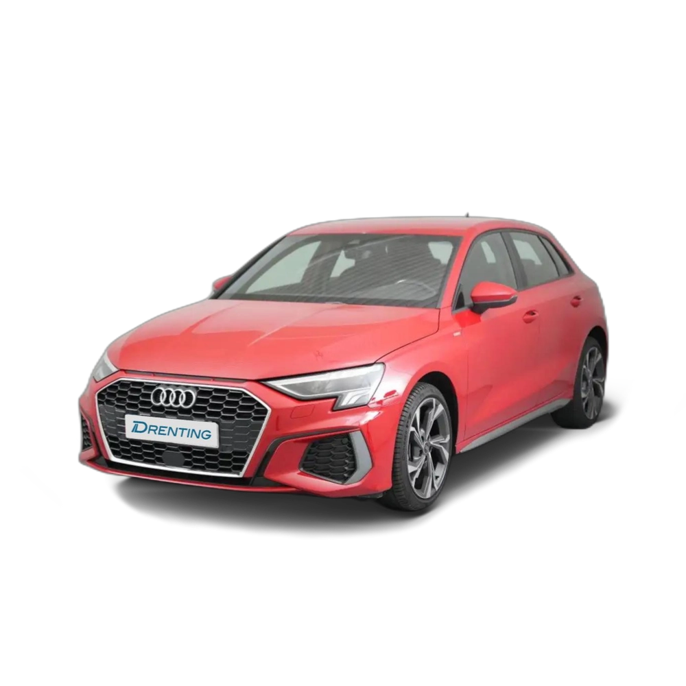 Renting Audi A3 Sportback 30TDI S line S tronic Rojo