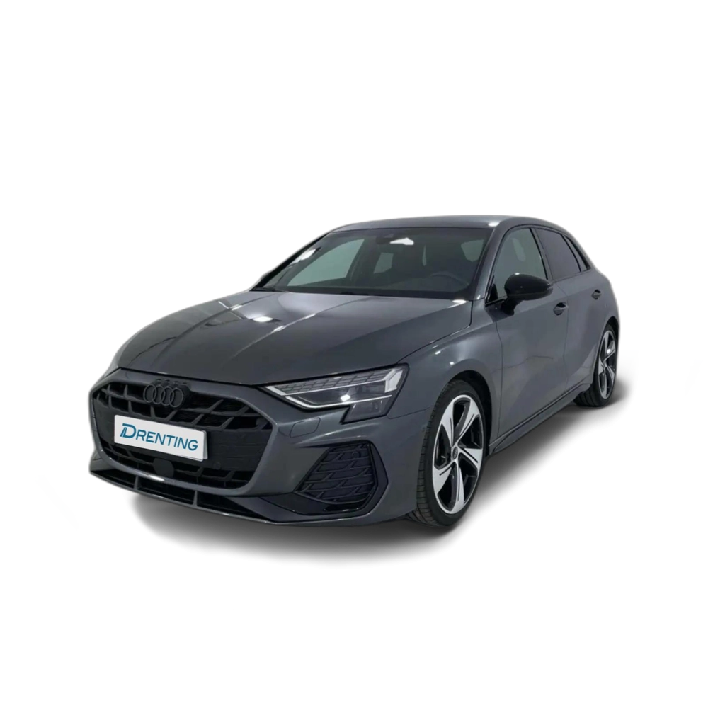 Renting Audi A3 Sportback 35 TDI Black line edition S tronic Gris