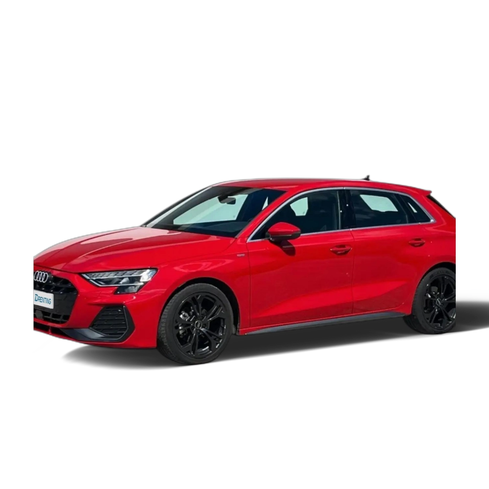 Renting Audi A3 Sportback 35 TDI Genuine S tronic Rojo
