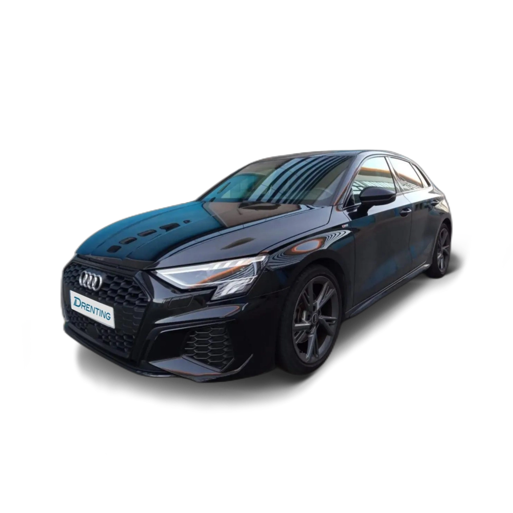 Renting Audi A3 Sportback 35 TFSI S line S tronic 110kW Negro