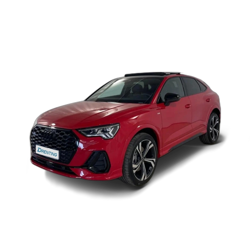 Renting Audi Q3 Sportback 40 TDI Black line quattro S tronic 142kW Rojo