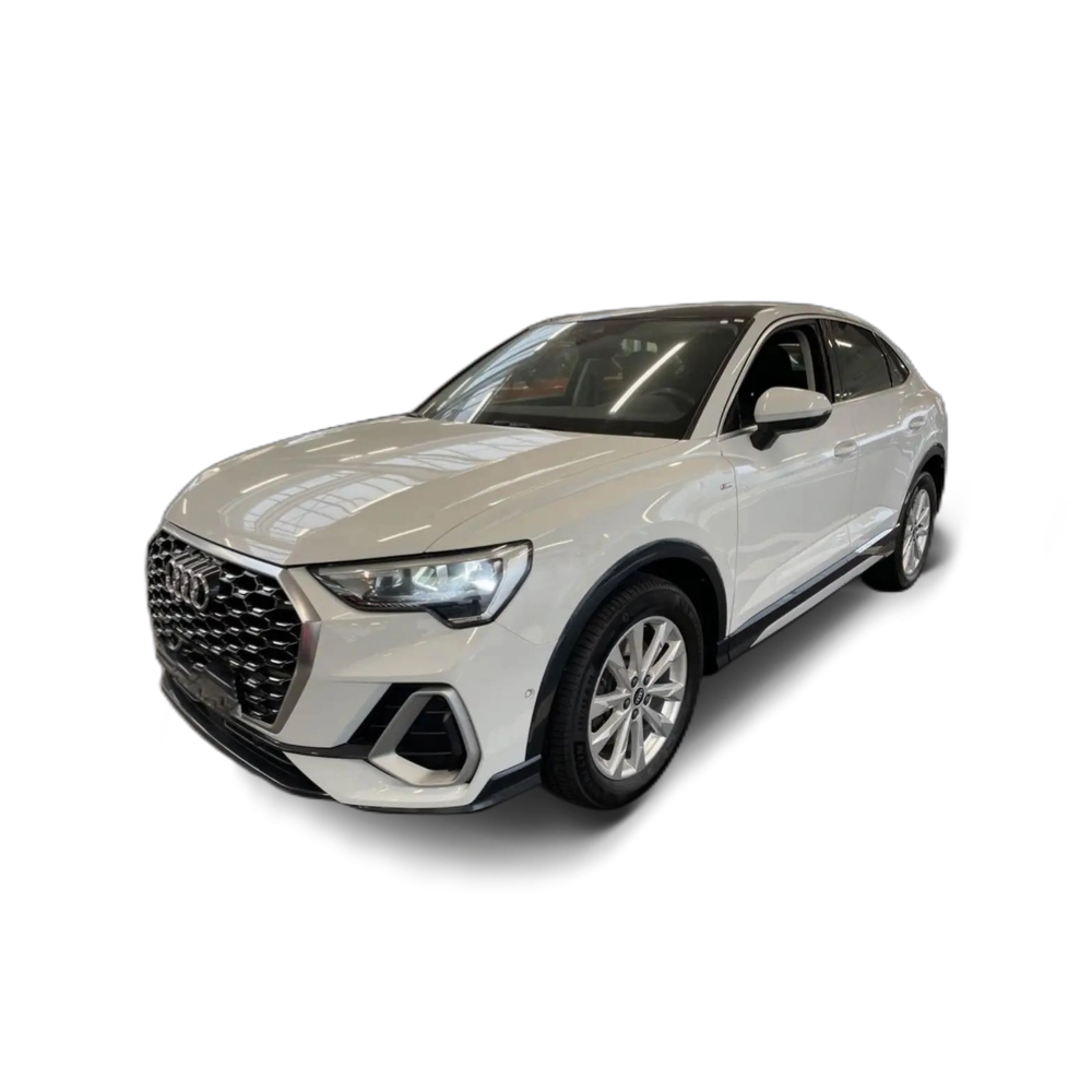 Renting Audi Q3 Sportback 40 TDI quattro S tronic 147kW Blanco