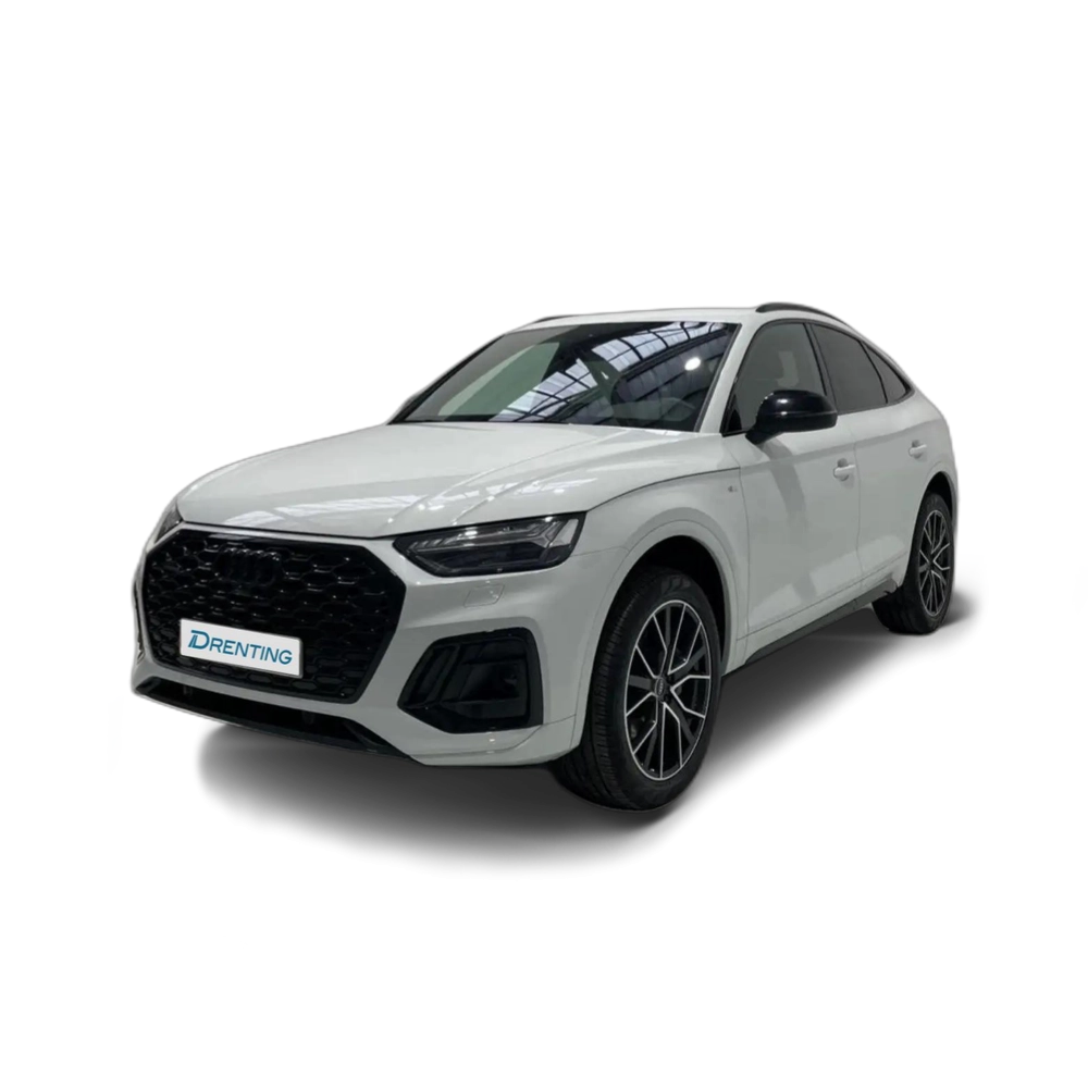 Renting Audi Q5 Sportback 40 TDI quattro-ultra Black line S tronic Blanco 1 1