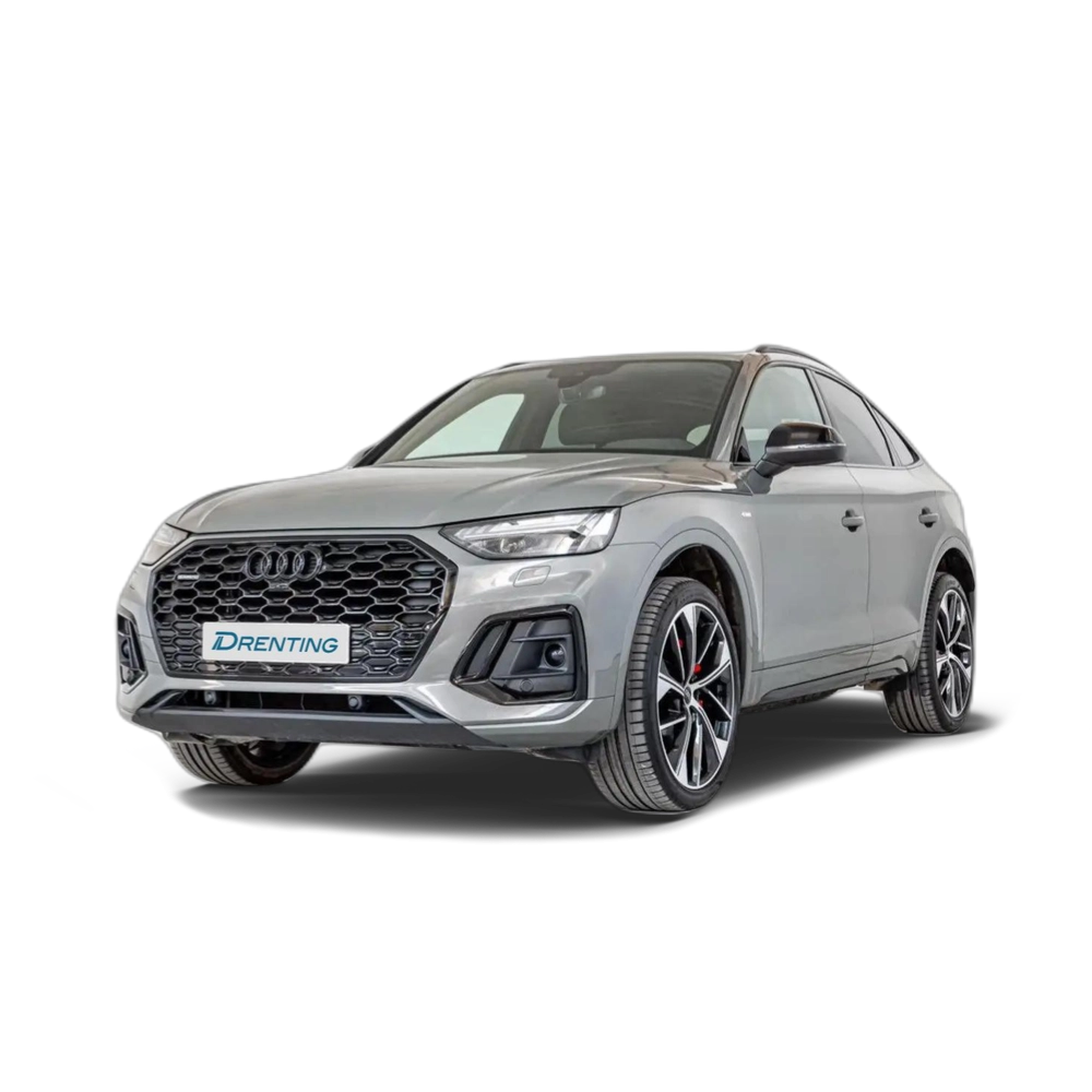 Renting Audi Q5 Sportback 40 TDI quattro-ultra Black line S tronic Gris 2