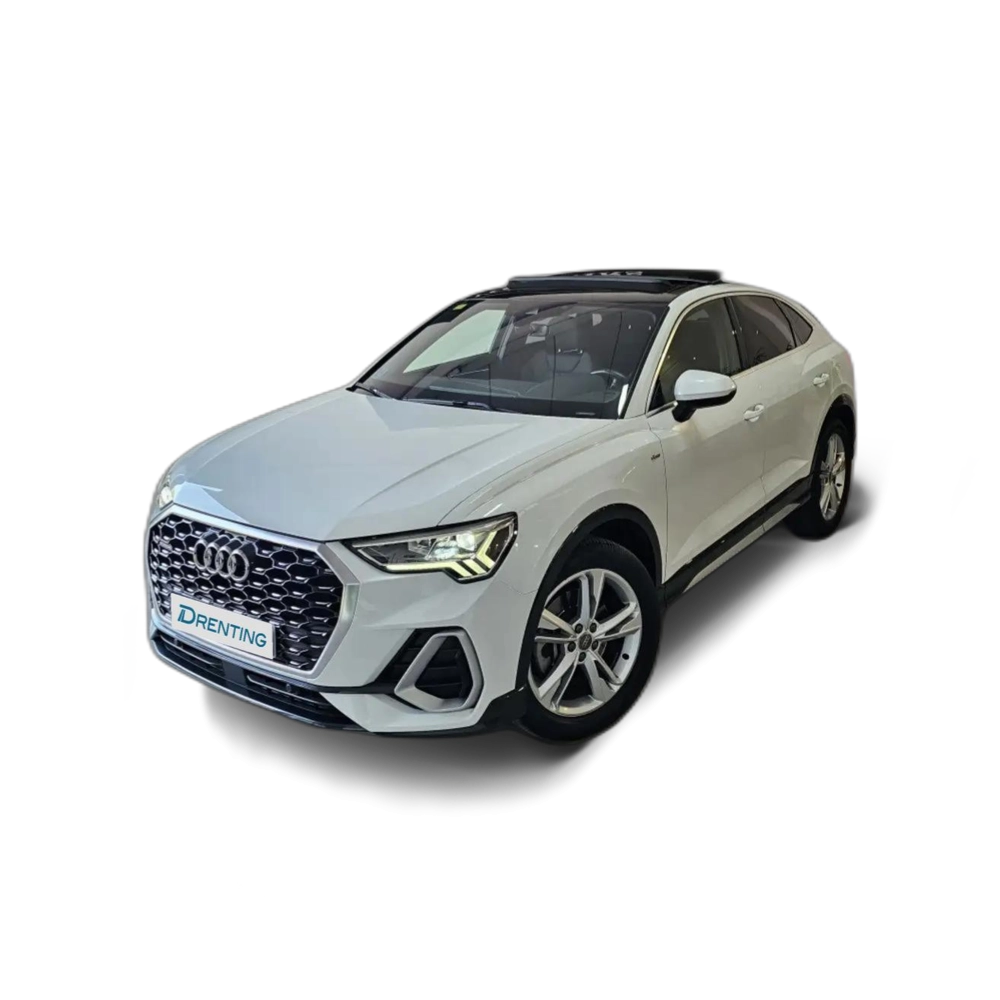 Renting Audi Q3 Sportback 40 TDI S line quattro S tronic Blanco