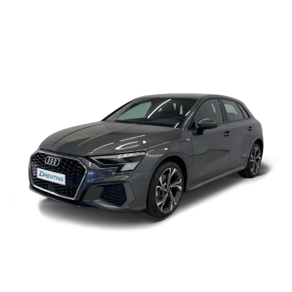 Renting Audi A3 Sportback 40 TFSIe S line S tronic Gris