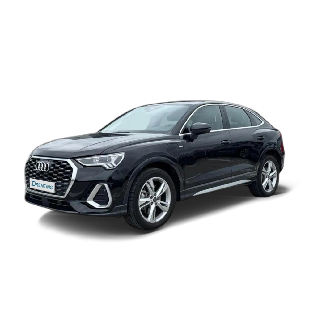 Renting Audi Q3 Sportback 45 TFSIe S line S-tronic Negro 1