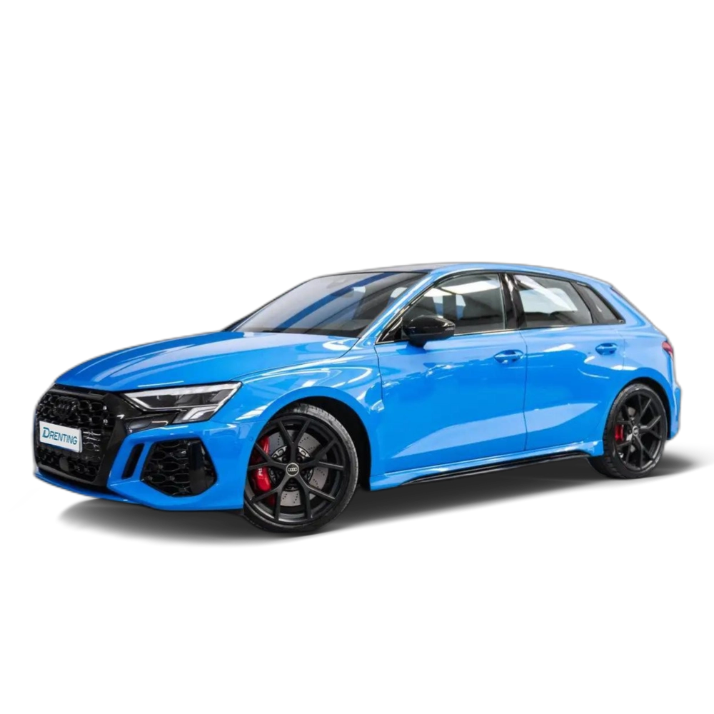 Renting Audi RS3 Sportback quattro S tronic 294kW Azul