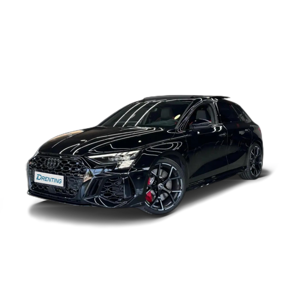 Renting Audi RS3 Sportback quattro S tronic Negro