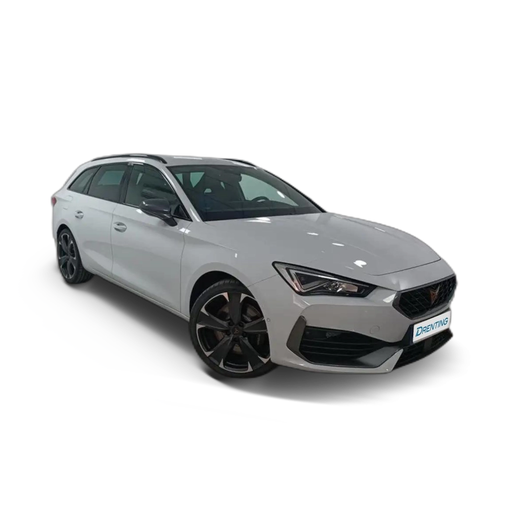 Renting CUPRA Leon Sportstourer 1.4 TSI VZ E HYBRID DSG 245 Blanco