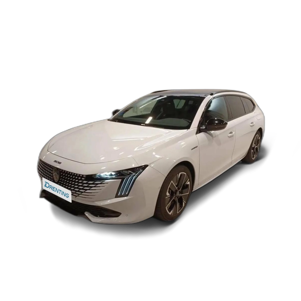 Renting Peugeot 508 SW  HYBRID 225 e-EAT8 GT Blanco 1