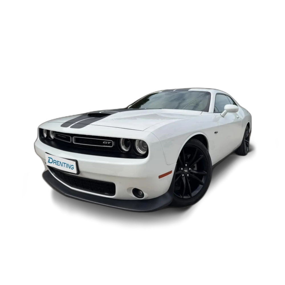 Renting Dodge Challenger SXT 3.6 V6 Blanco