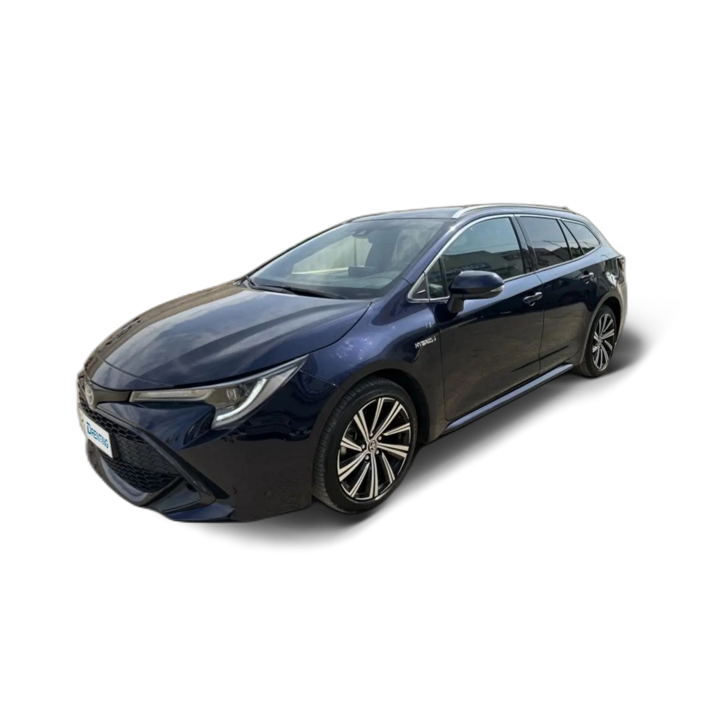 Renting Toyota Corolla Touring Sports 200H Style Azul