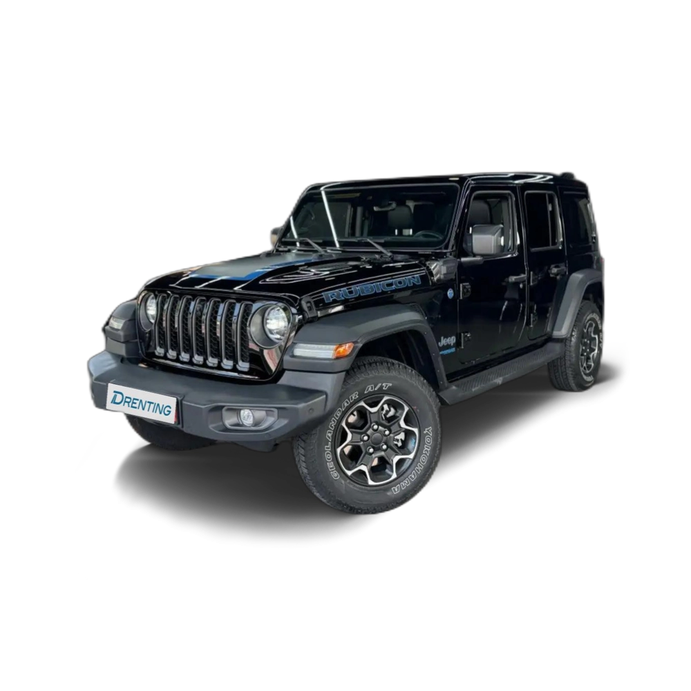 Renting Jeep Wrangler Unlimited 2.0 4xe Rubicon 8ATX Negro 1