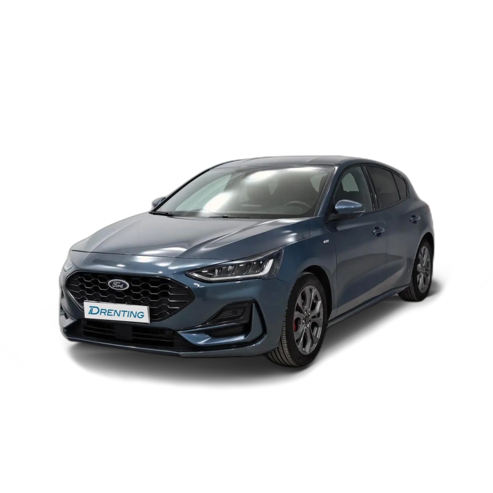 Renting Ford Focus 1.0 Ecoboost MHEV 92kW ST-Line Style SIP Azul