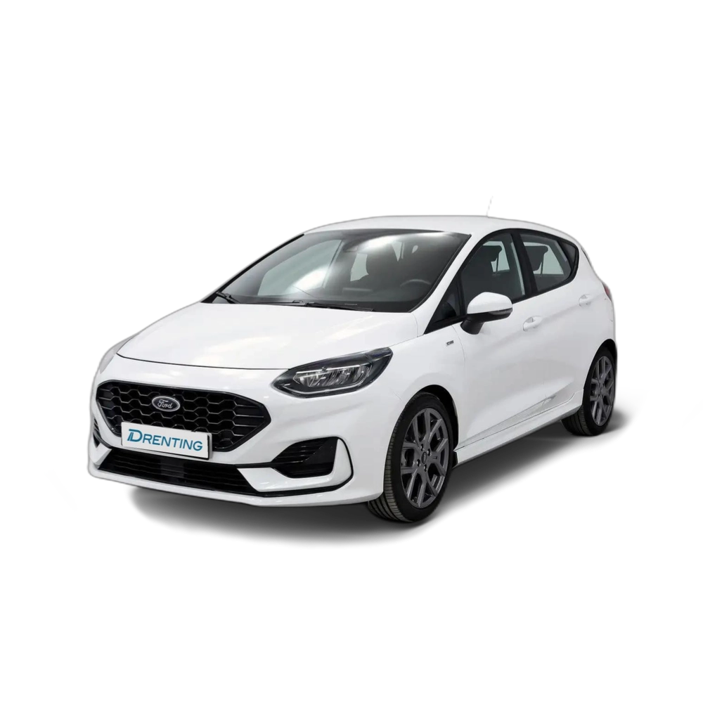Renting Ford Fiesta 1.0 EcoBoost MHEV 92kW(125CV) ST-Line 5p Blanco 1