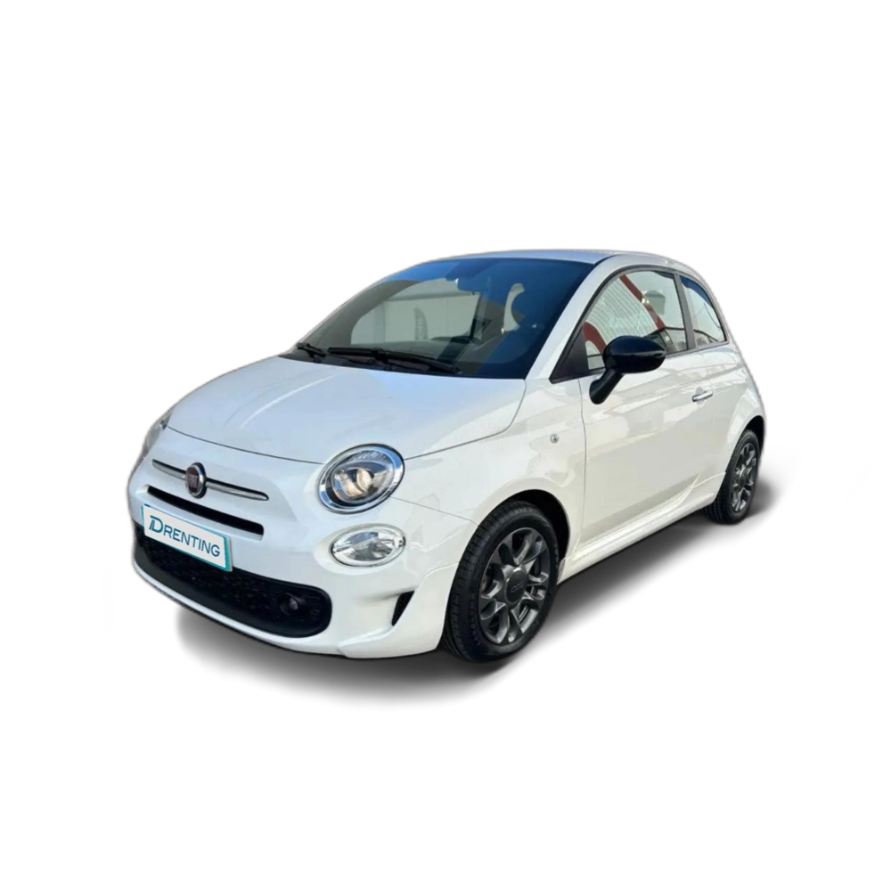 Renting Fiat 500 1.0 Hybrid 51KW (70 CV) Connect Blanco