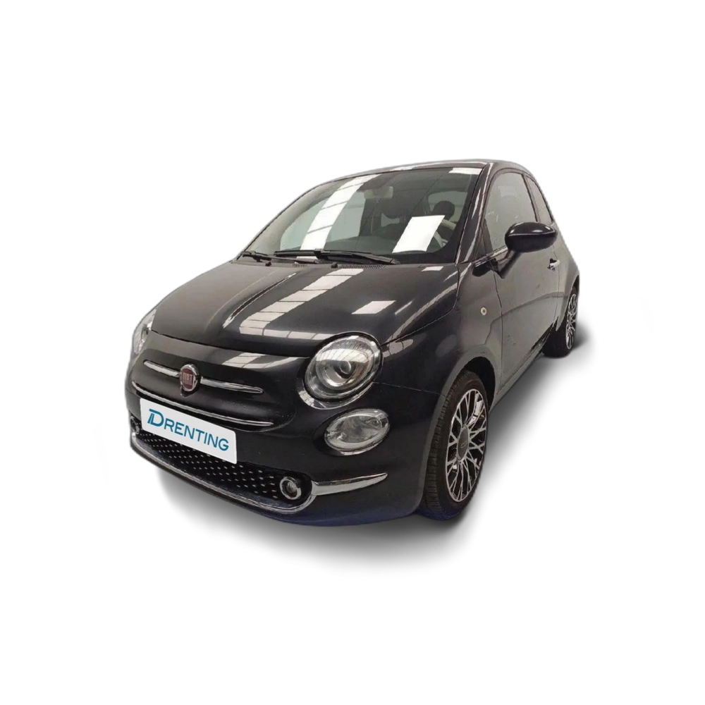 Renting Fiat 500 1.0 Hybrid 51KW (70 CV) Dolcevita Negro 1