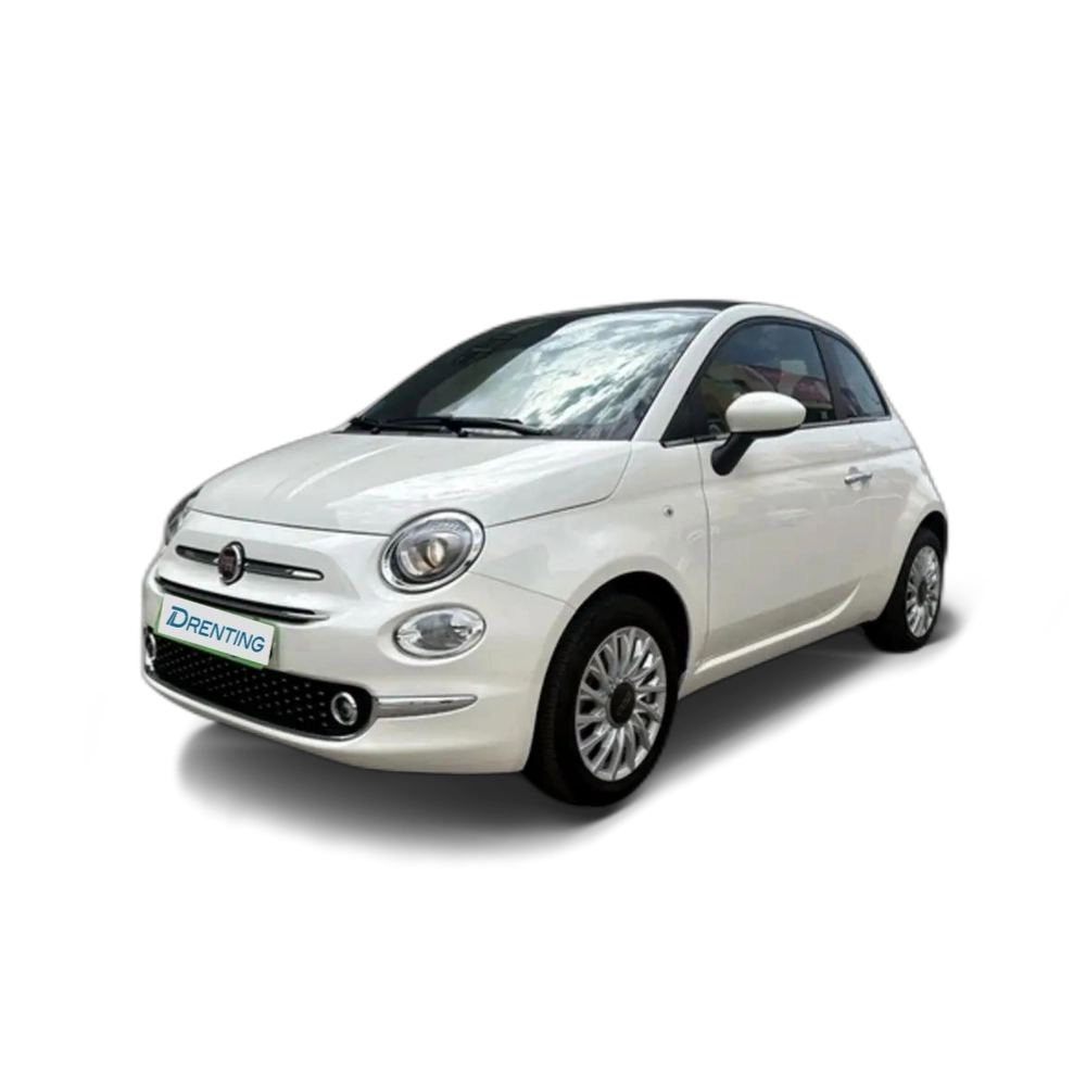 Renting Fiat 500C 1.0 Hybrid Dolcevita 52kW Blanco 1 1