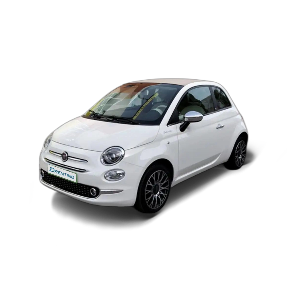 Renting Fiat 500C 1.0 Hybrid Dolcevita 52kW Blanco 1