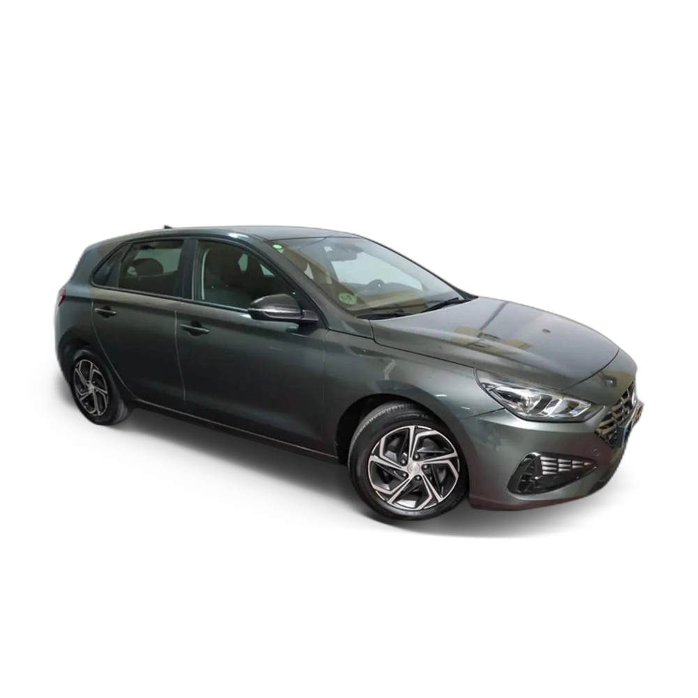 Renting Hyundai i30 1.0 TGDI Klass LR 48V 120 Gris