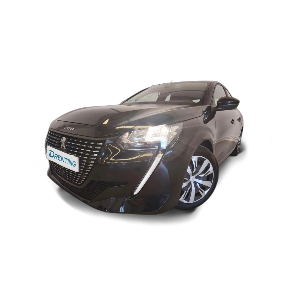 Renting Peugeot 208 1.2 Puretech S&amp;S Active Pack 100 Negro