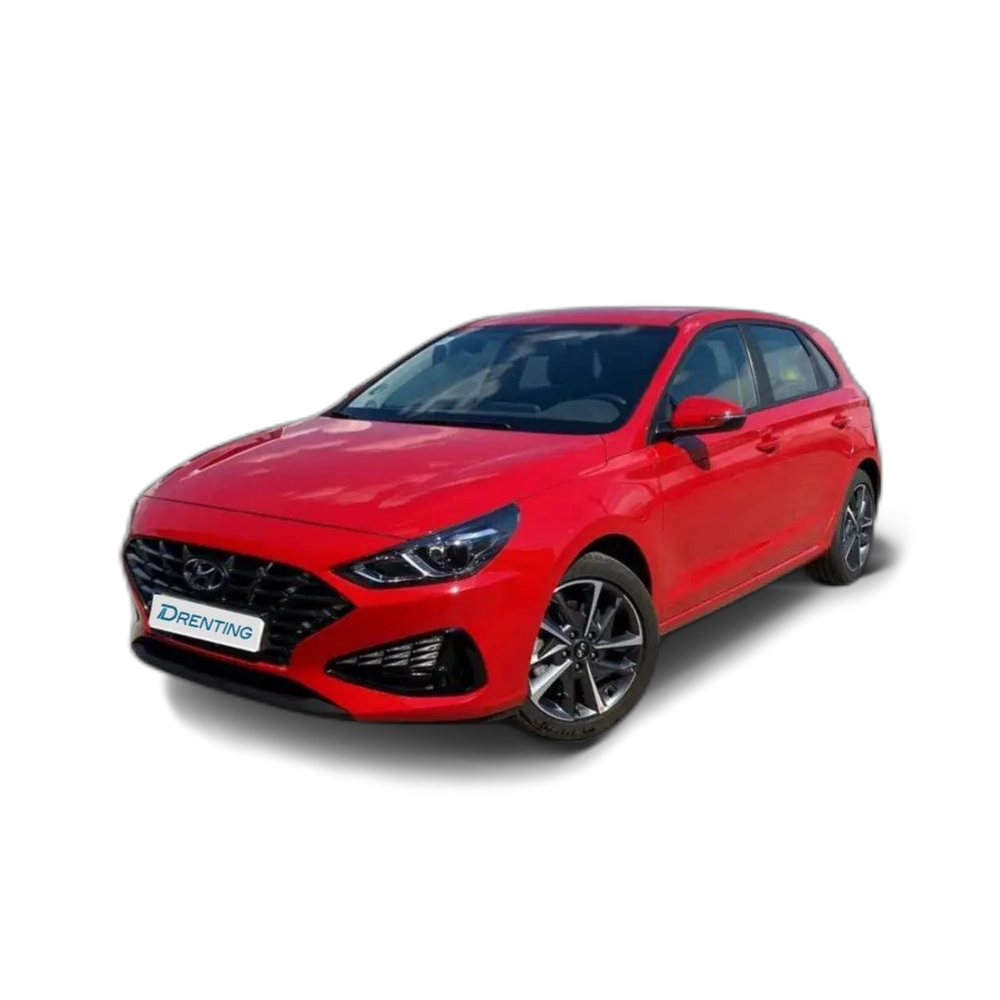 Renting Hyundai i30 1.5 DPI Klass SLX 110 Rojo