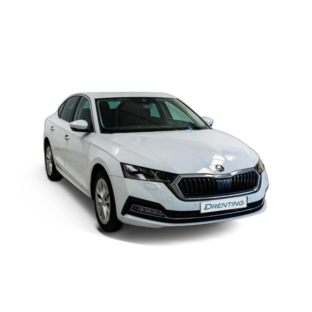 Renting Skoda Octavia 1.5 TSI MHEV Ambition Plus DSG Blanco