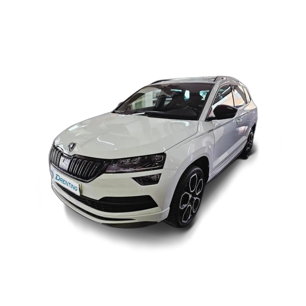 Renting Skoda Karoq 1.5 TSI Sportline ACT DSG Blanco