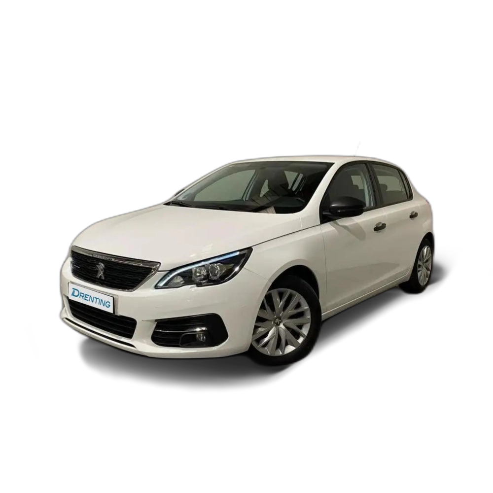Renting Peugeot 308 1.6 BlueHDi Access 100 Blanco