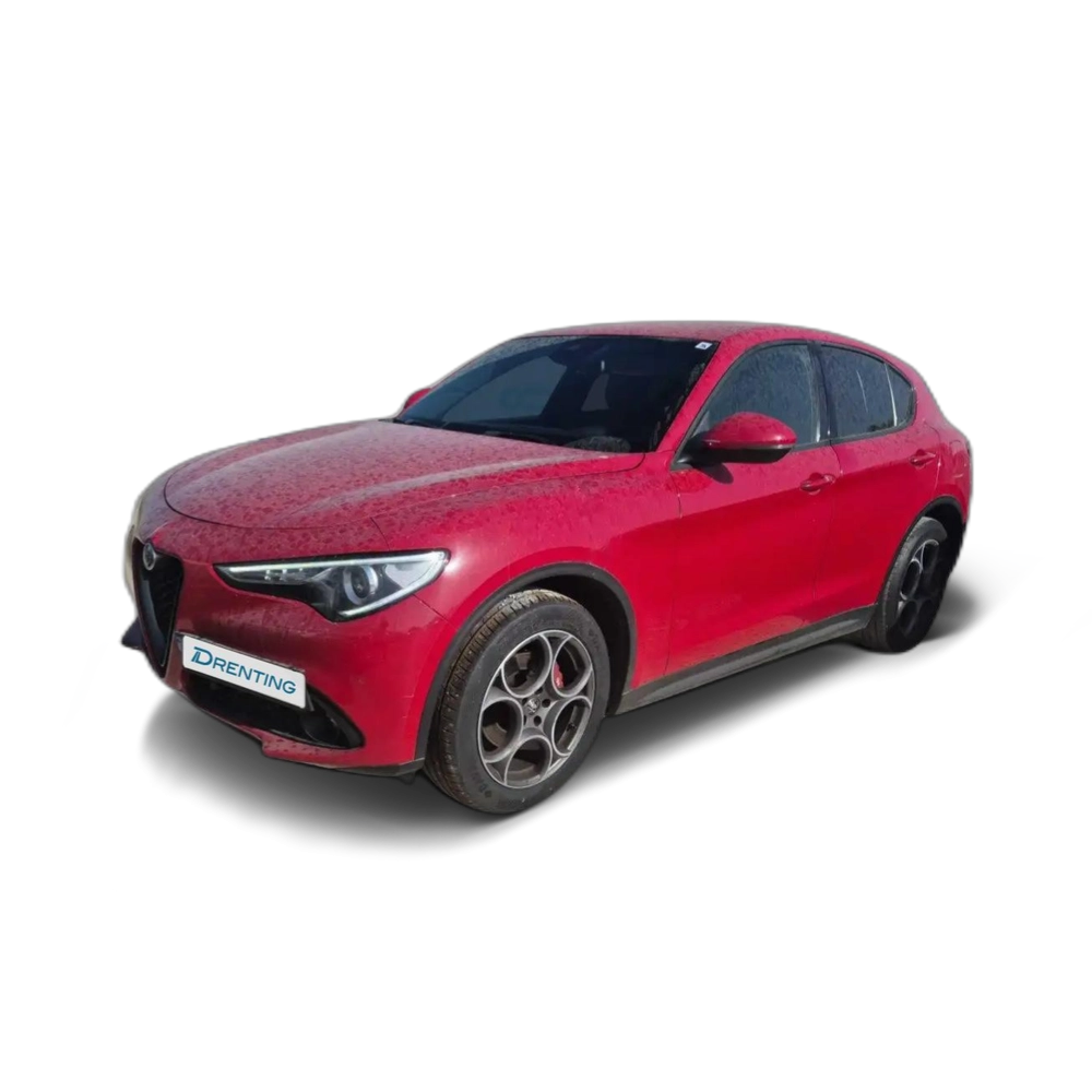 Renting Alfa Romeo Stelvio 2.2 Sprint AWD 190 Aut. Rojo