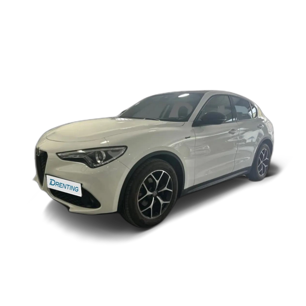 Renting Alfa Romeo Stelvio 2.2 Sprint RWD 190 Aut. Blanco