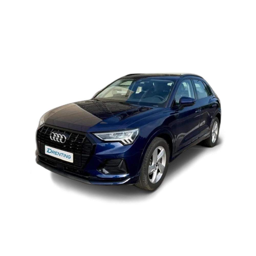 Renting Audi Q3 35 TFSI Advanced S tronic Azul 1