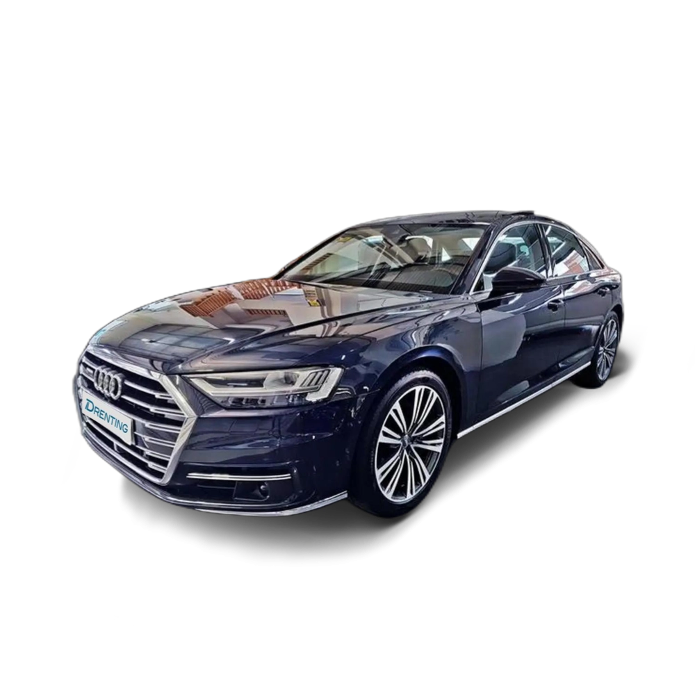 Renting Audi A8 50 TDI quattro tiptronic Azul