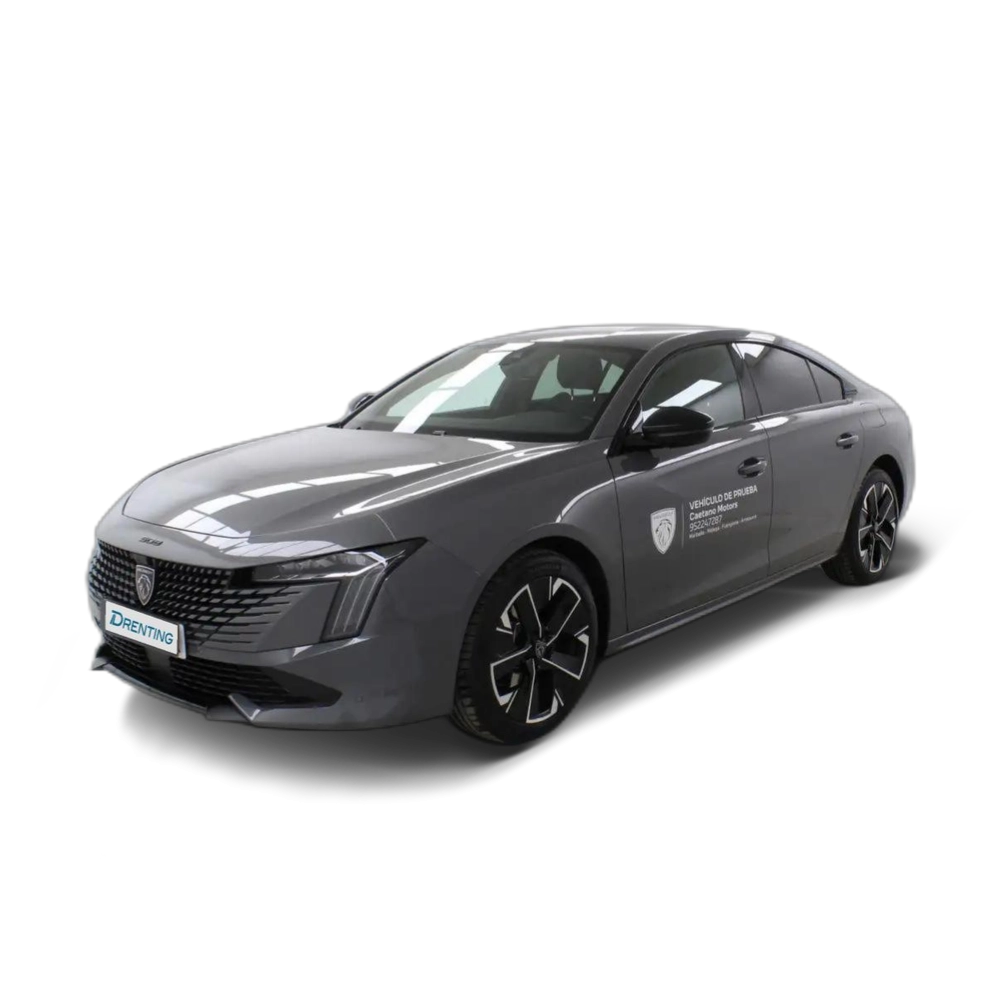 Renting Peugeot 508 5P GT HYBRID 225 e-EAT8 Gris