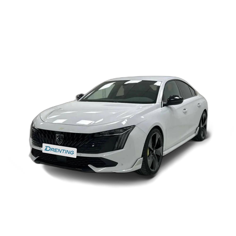 Renting Peugeot 508 5P PSE HYBRID 360 e-EAT8  Sport Engineered Blanco