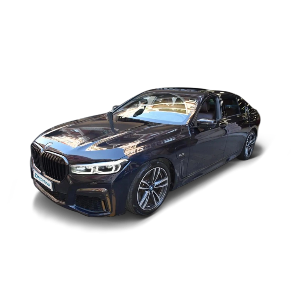 Renting BMW 745 745e Negro 2